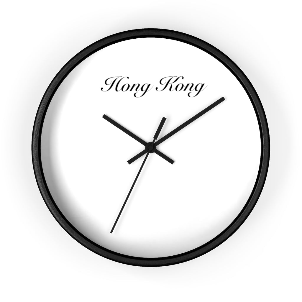 Hong Kong City Name Wall clock
