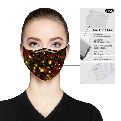 Holiday stars Cloth Face Mask For Adults