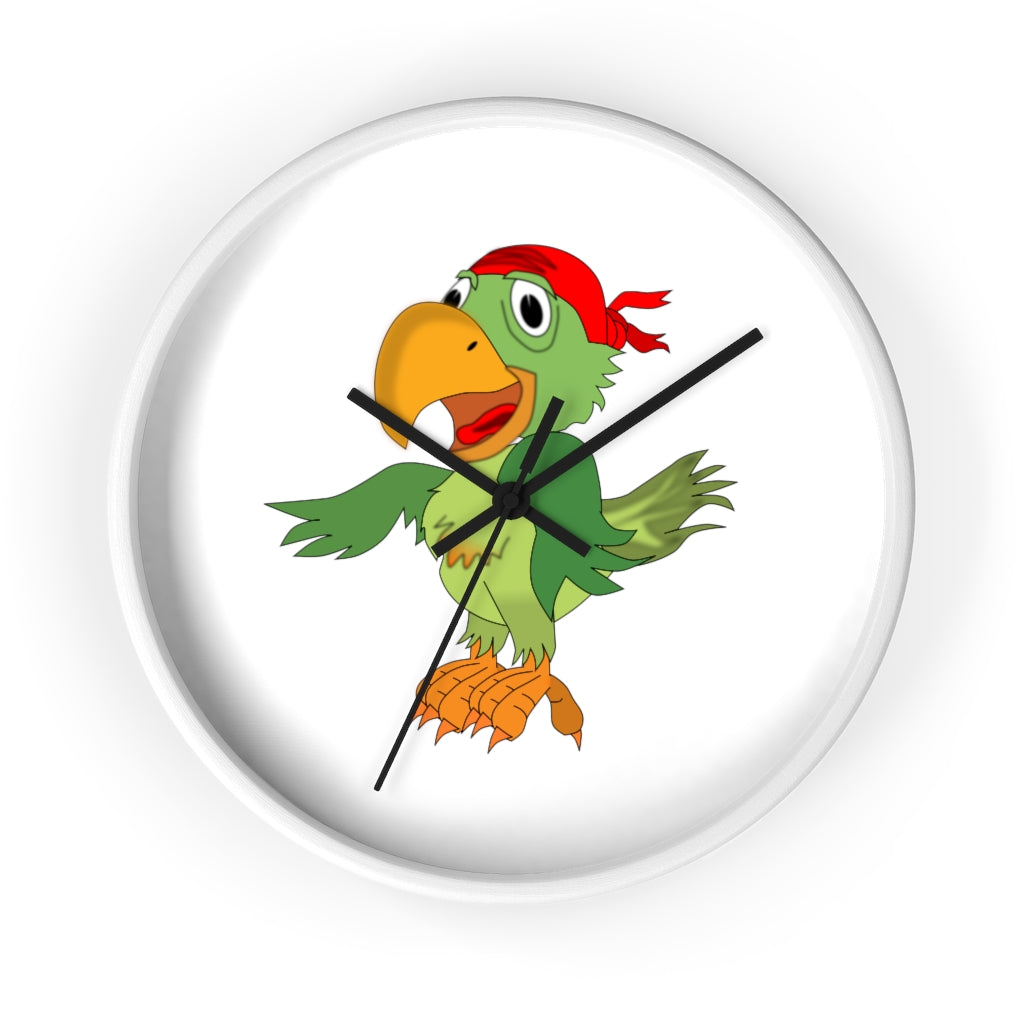 Pirate Parrot with bandana - Wall clock