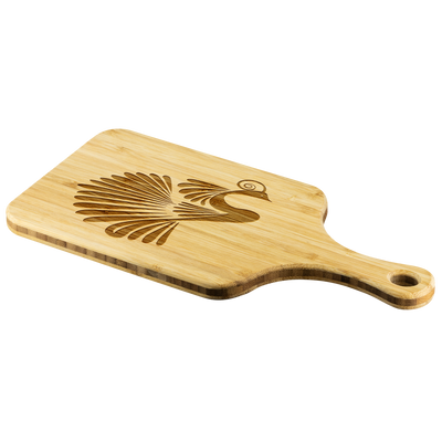 Abstract bird - Wood Cutting Board With Handle
