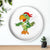 Pirate Parrot with bandana - Wall clock