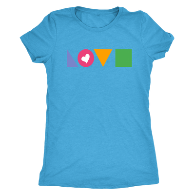 Geometry Love  - Triblend T-Shirt