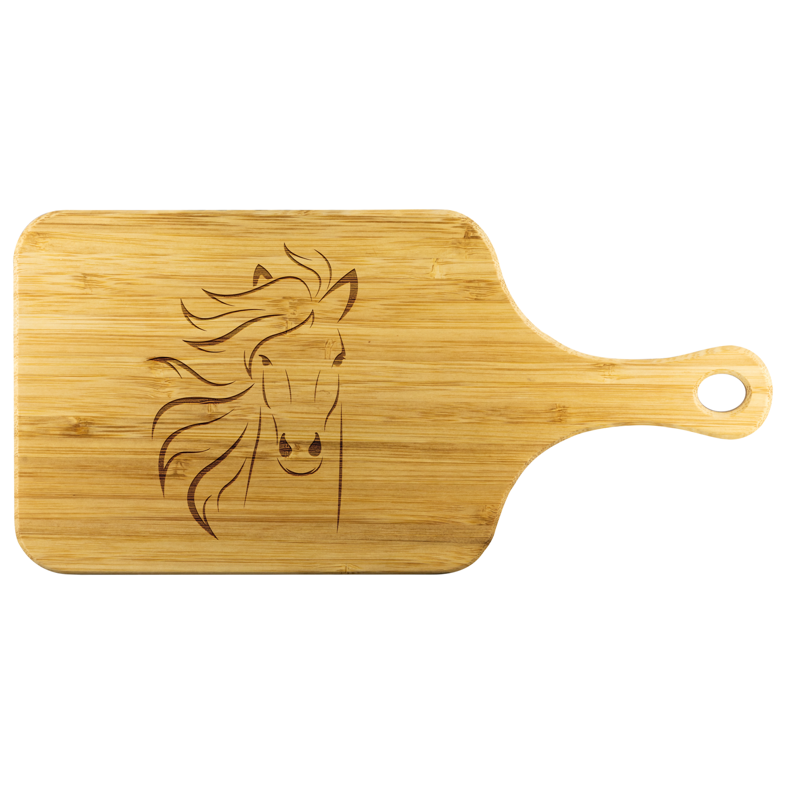 Horse - Wood Cutting Board With Handle