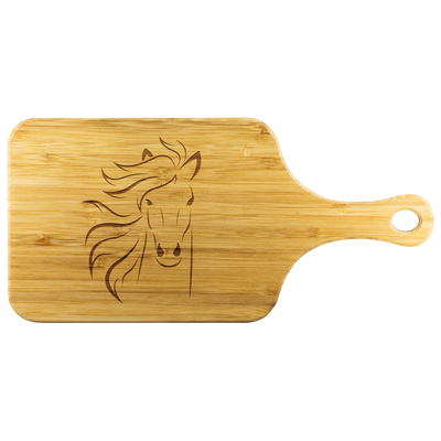 Horse - Wood Cutting Board With Handle