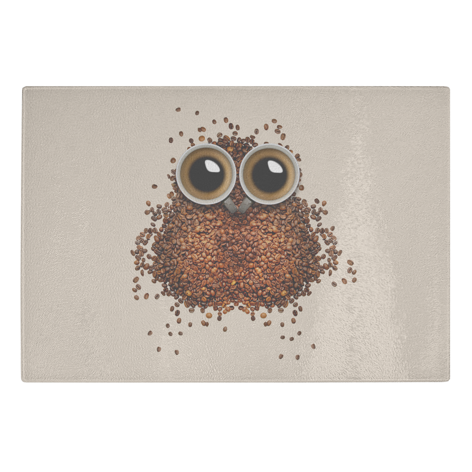 Coffee eyed - Glass cutting board
