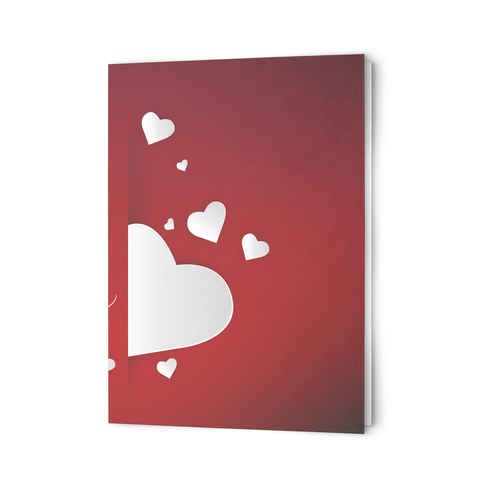 A heartful Valentines day - Folded Greeting Card (Pack of 10/30/50 pcs)