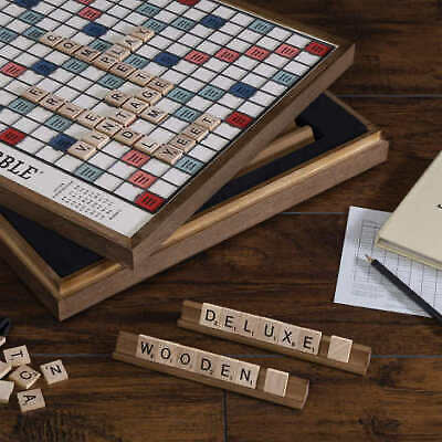 Scrabble Deluxe Vintage Edition with rotating game board