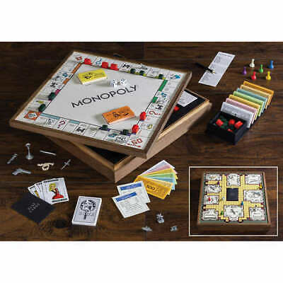 Monopoly and Clue - Deluxe Vintage 2-in-1 Game Collection with reversible game board