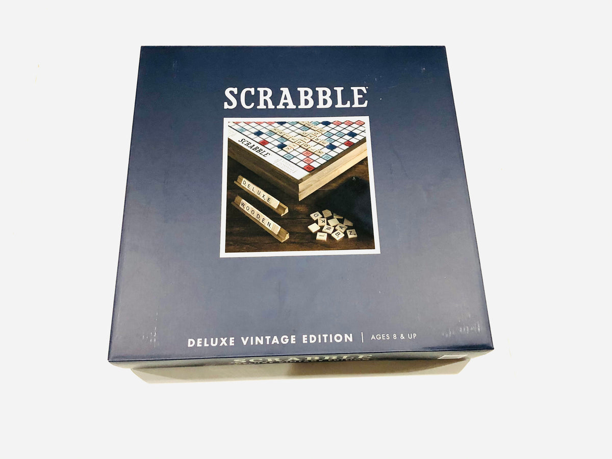 Scrabble Deluxe Vintage Edition with rotating game board