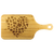 USA States Heart Wood Cutting Board With Handle
