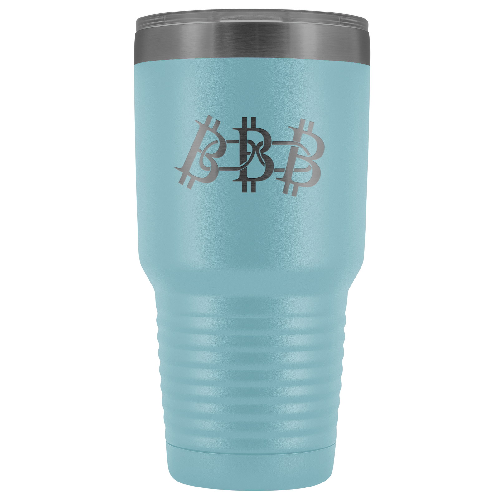 Bitcoin blockchain stainless steel vacuum insulated hot and cold beverage container