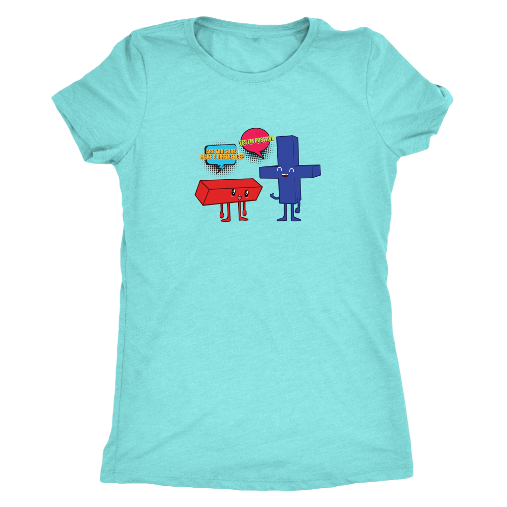 Are you sure I make a difference - Yes I am positive - Math - Triblend T-Shirt