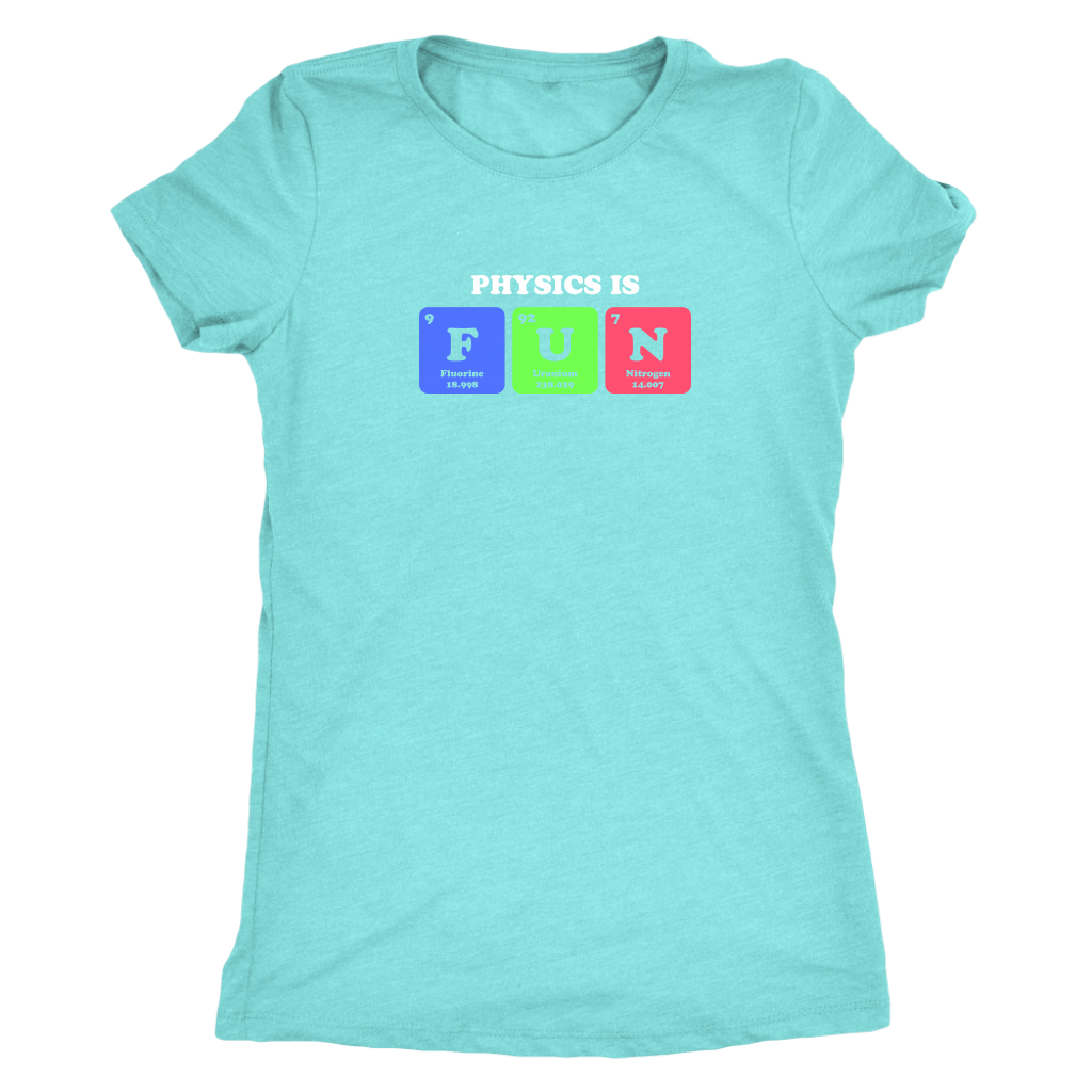 Physics in Fun - Periodic table - Triblend T-Shirt