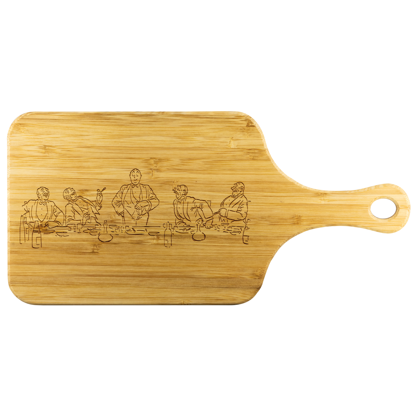 Dinner speech - Wood Cutting Board With Handle