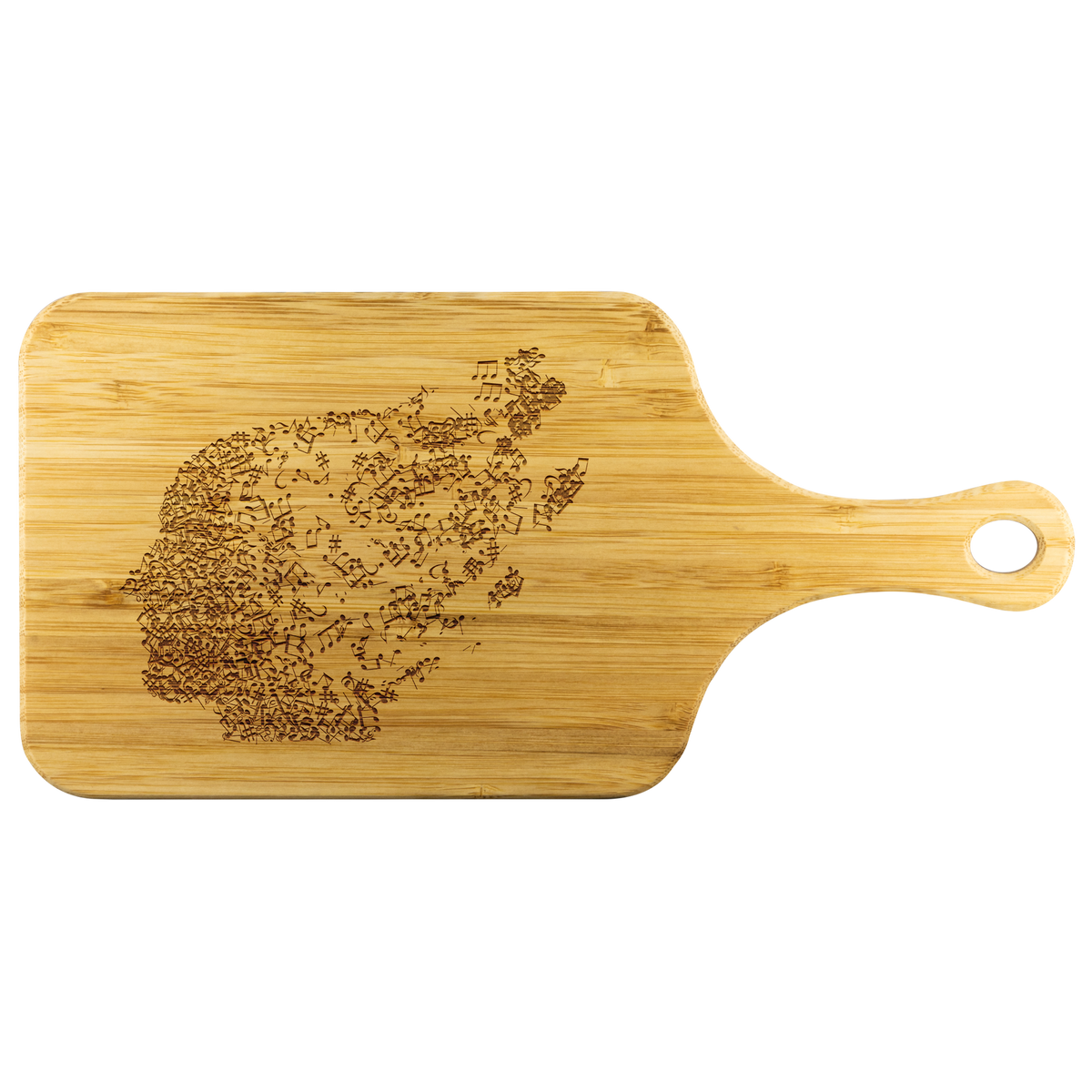 Musical Head - Wood Cutting Board With Handle