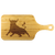 Wall Street bull - Wood cutting board with handle