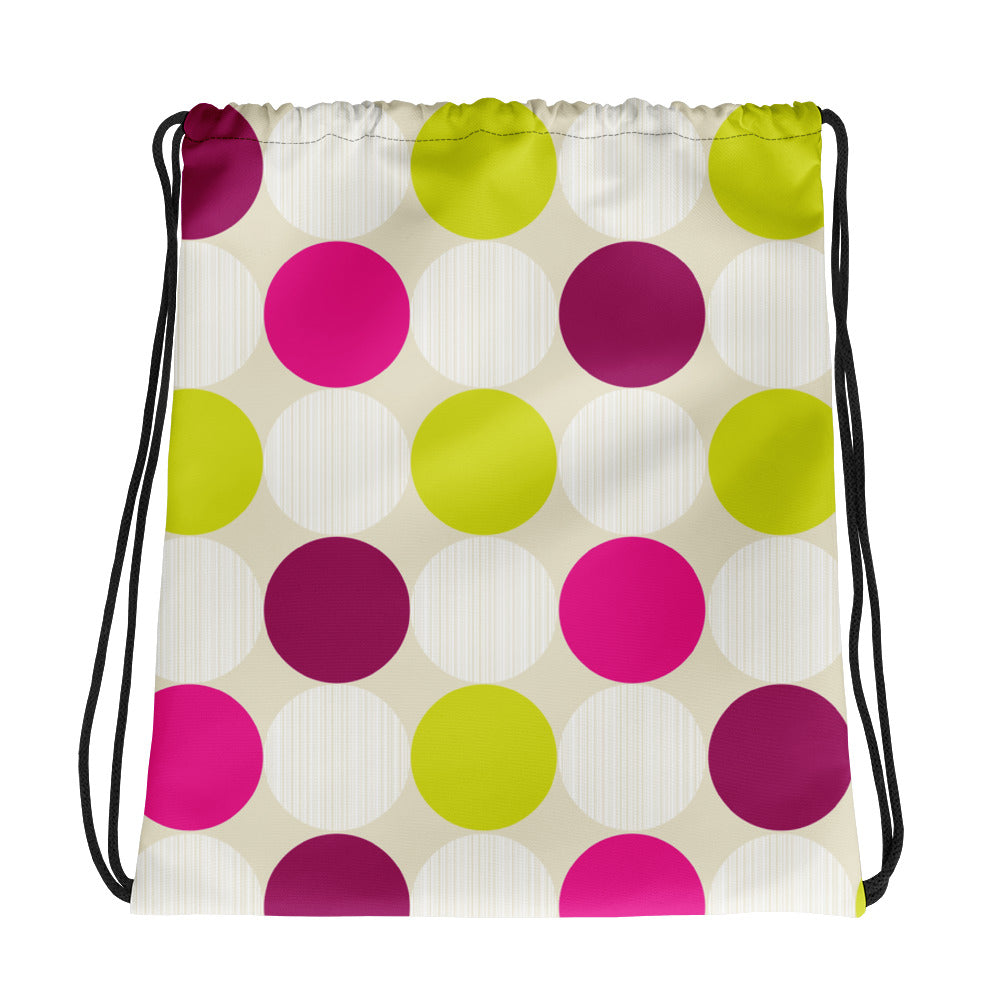 Polka Dots Drawstring bag