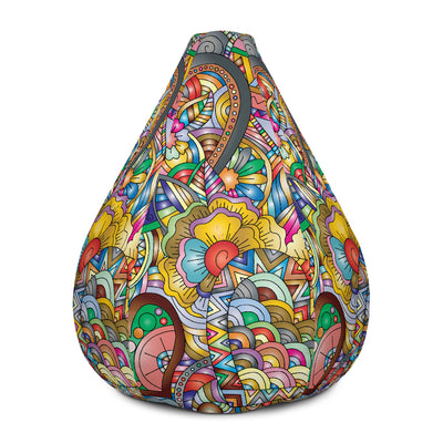 Colorful floral Bean Bag Chair w/ filling