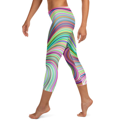 Lines Lines Capri Leggings