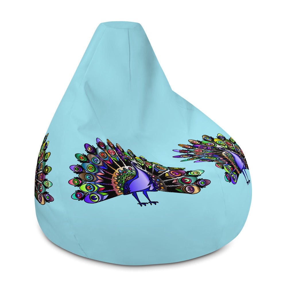 Peacock - Bean Bag Chair w/ filling