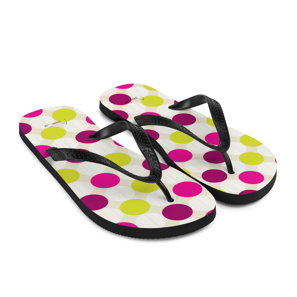 Polka Dots Flip-Flops