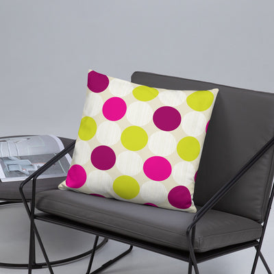 Polka Dots Throw Pillow