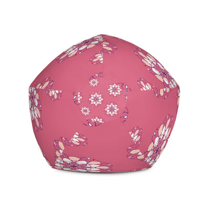 Pink Kaleidoscope Bean Bag Chair w/ filling