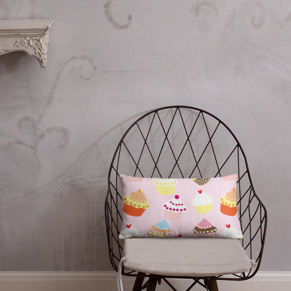 Cupcakes throw Pillow