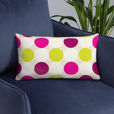 Polka Dots Throw Pillow