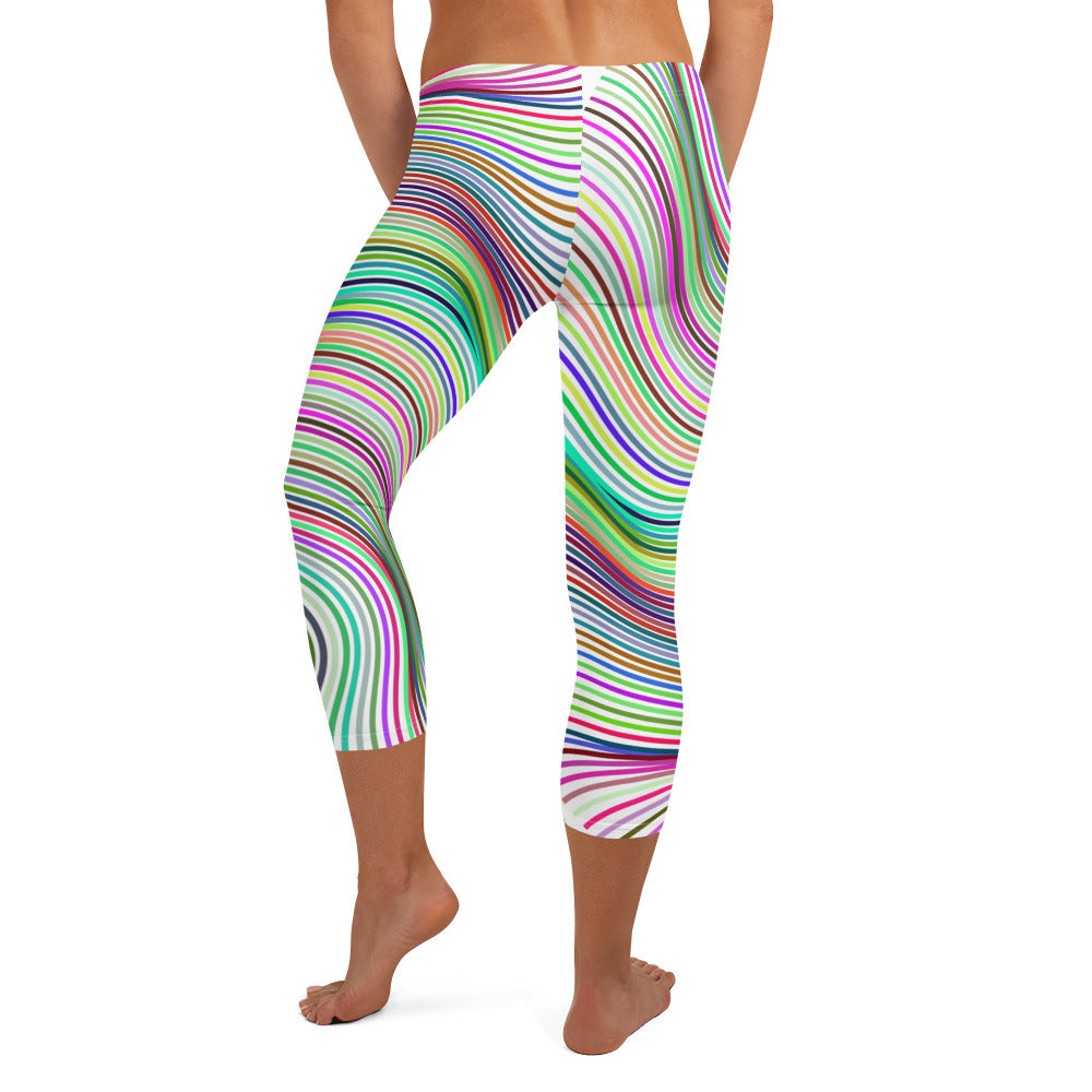 Lines Lines Capri Leggings