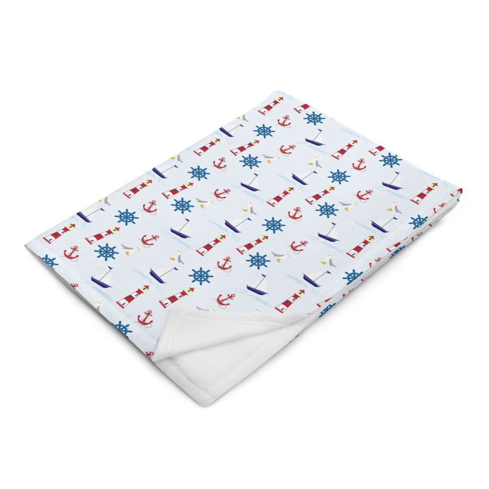 Nautical Throw Blanket