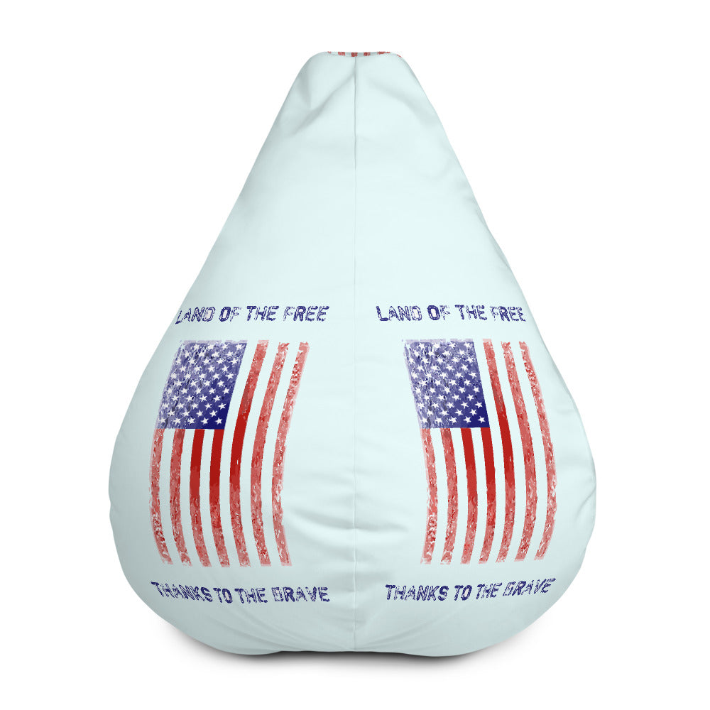 Land of the free, thanks to the brave Bean Bag Chair w/ filling