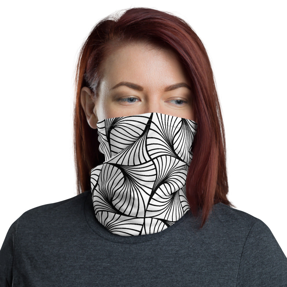 Quantum entangled dimension lines Neck Gaiter / Face Mask