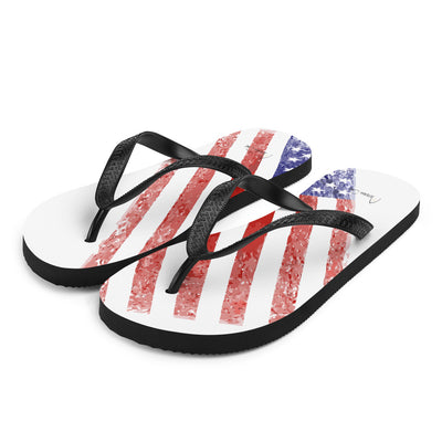 USA faded flag Flip-Flops