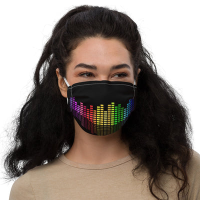 Colorful Music Equalizer Face mask