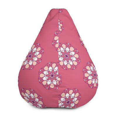 Pink Kaleidoscope Bean Bag Chair w/ filling