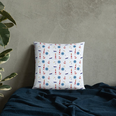 Nautical Throw Pillow