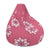 Pink Kaleidoscope Bean Bag Chair w/ filling