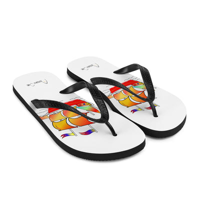 Colorful Pirate Ship - Flip-Flops