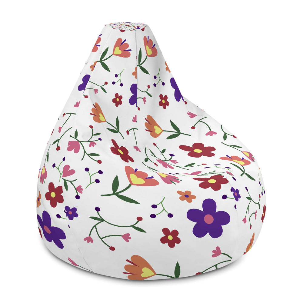 Floral pattern - Bean Bag Chair w/ filling