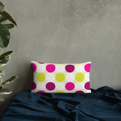 Polka Dots Throw Pillow