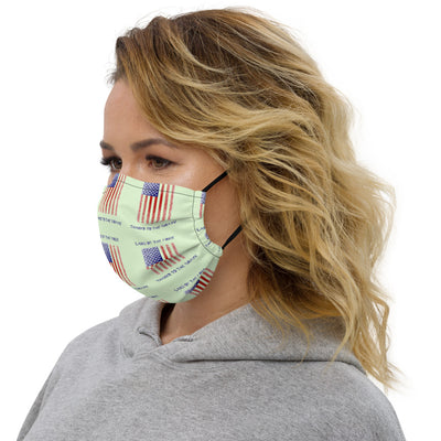 Land of the free thanks to the brave Face mask