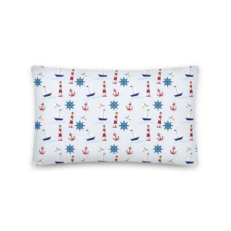 Nautical Throw Pillow