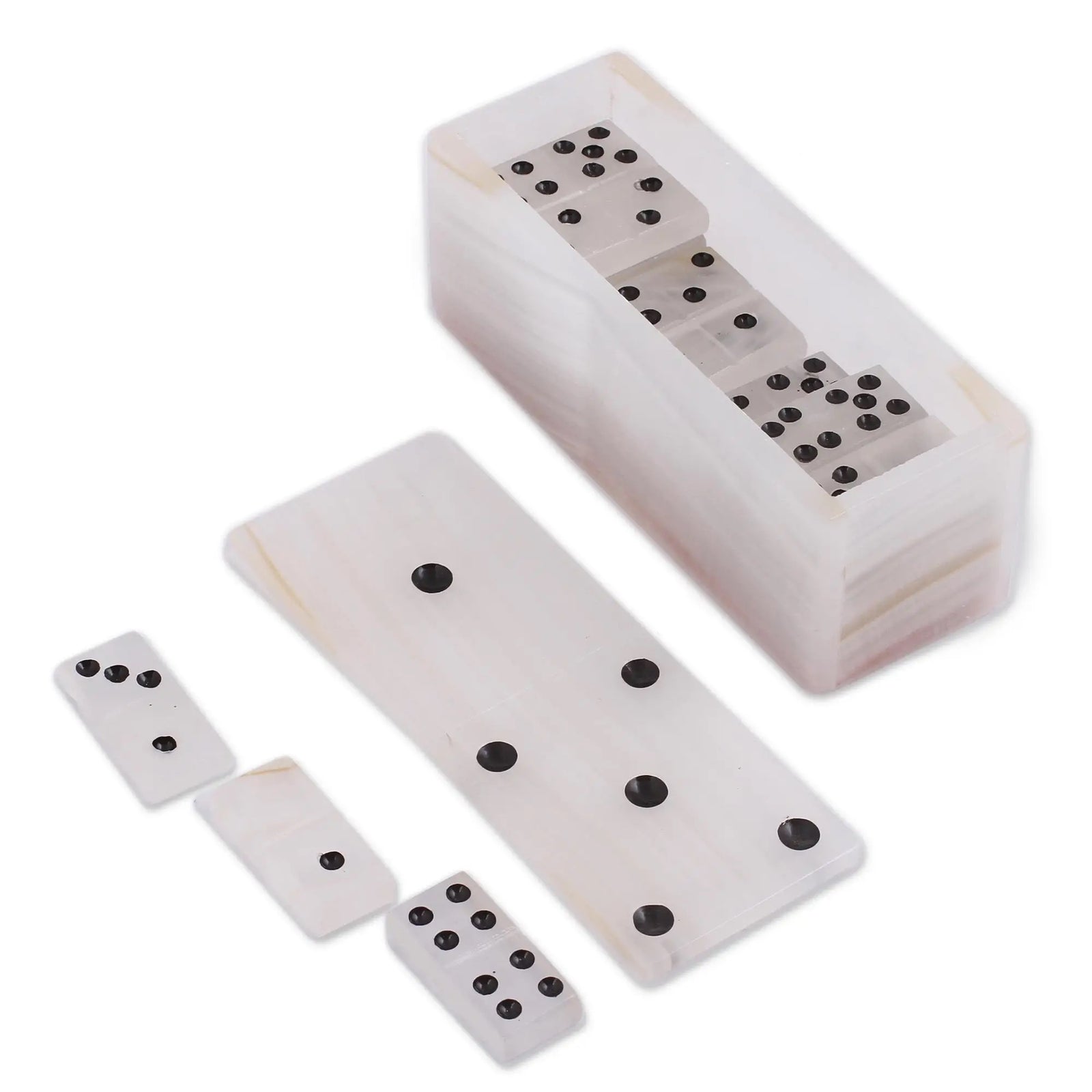 Ivory Onyx Domino Set