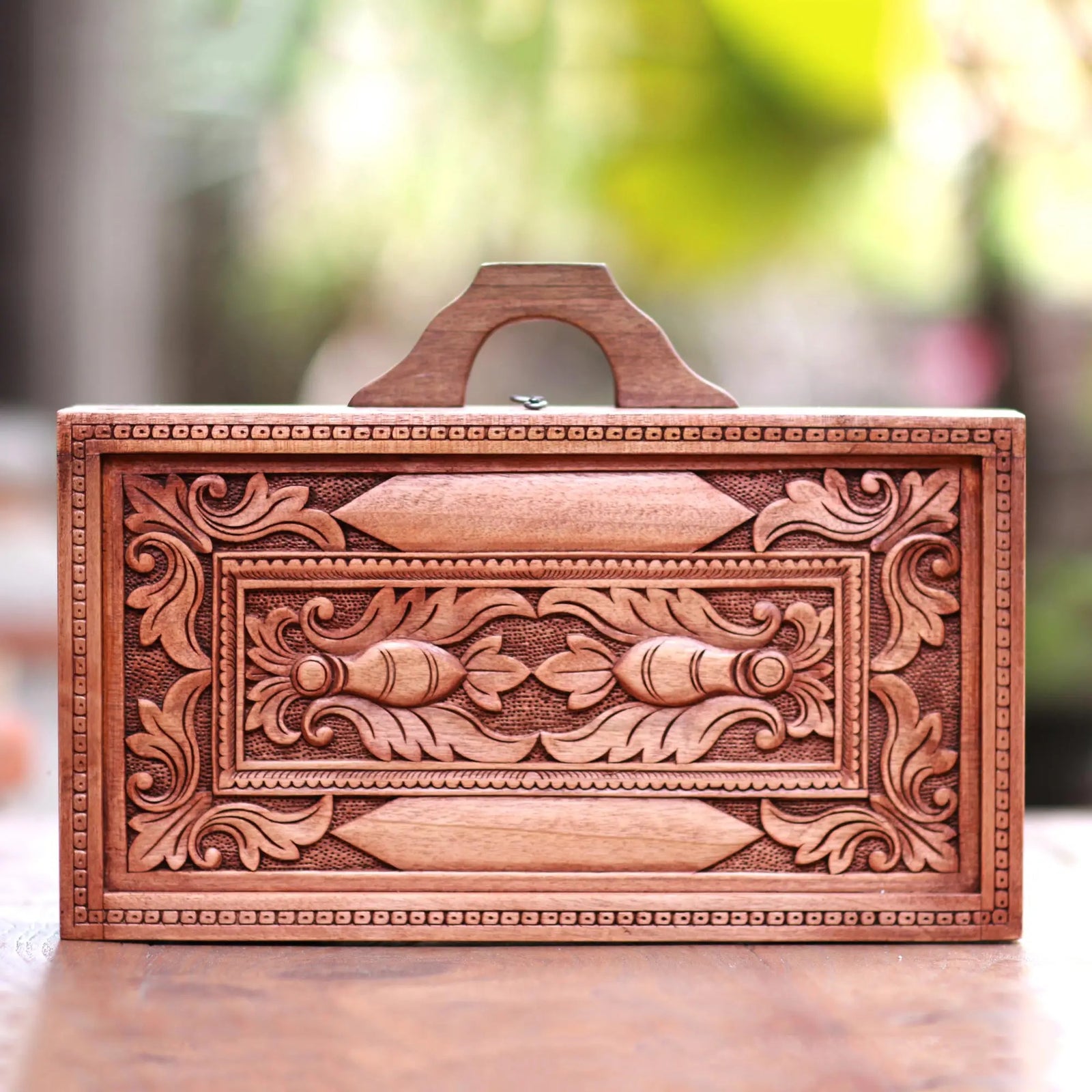 Beautiful Handcrafted Wood Backgammon Set