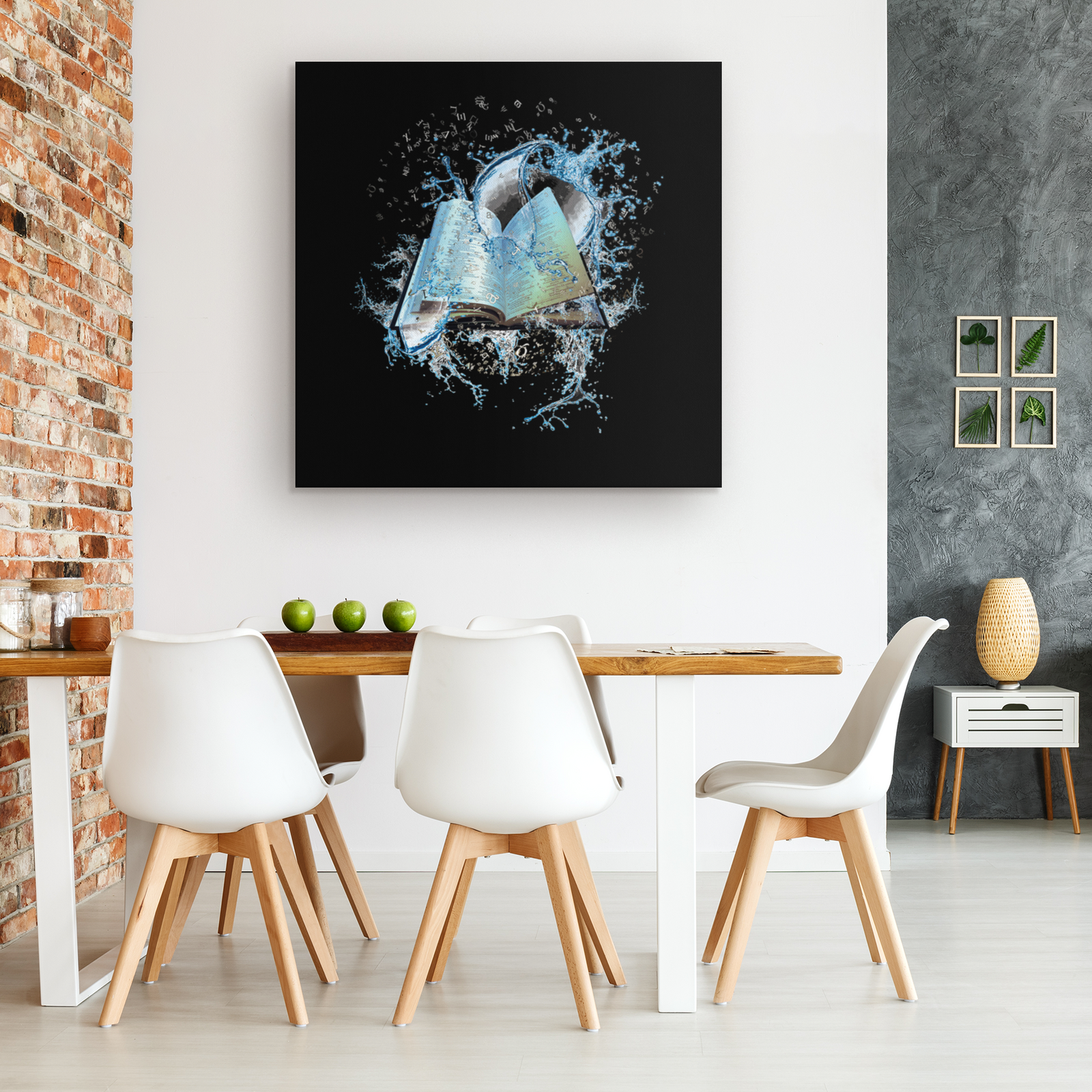 The bible Square Gallery Canvas Wrap modern art