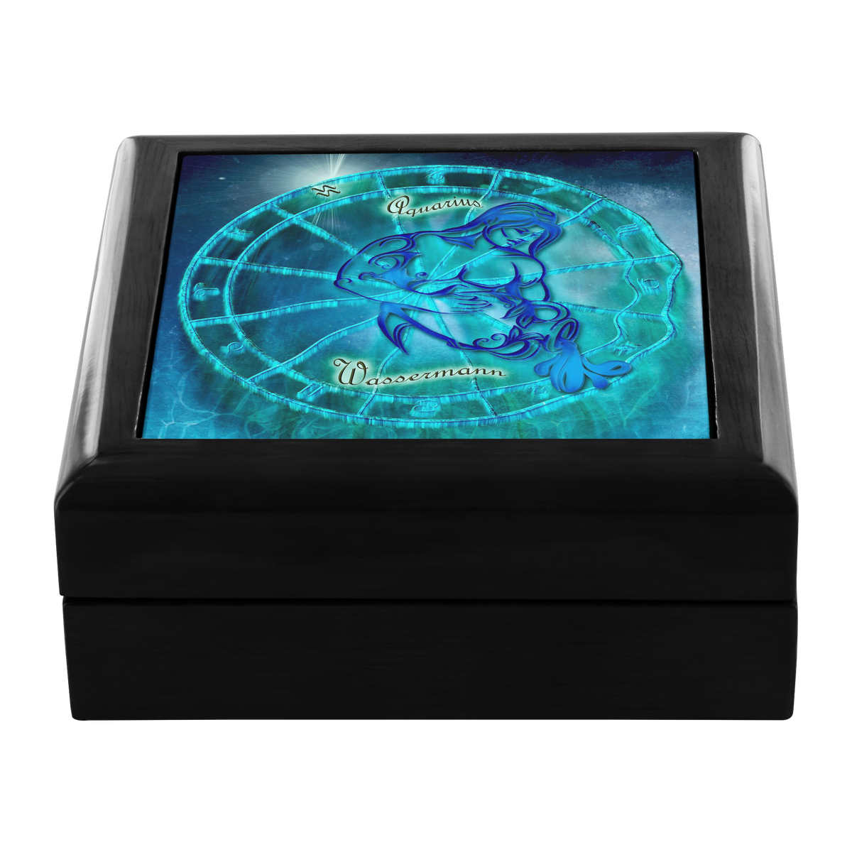 Zodiac Aquarius - Jewelry Box
