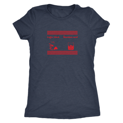 Coffee black, Bourbon Neat Triblend T-Shirt