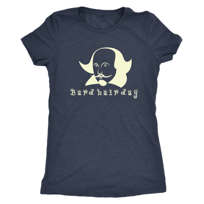 Bard Hair Day - Triblend Shakespeare T-Shirt