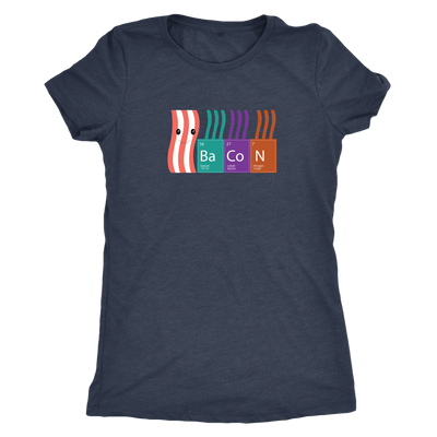 Bacon periodic table - Triblend T-Shirt